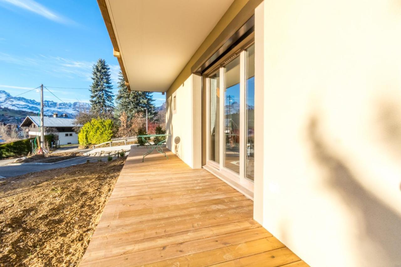 2 Pieces Vue Domaine Skiable Proche Arret Navette - Chalet Perrette Apartment Saint-Gervais-les-Bains Exterior photo