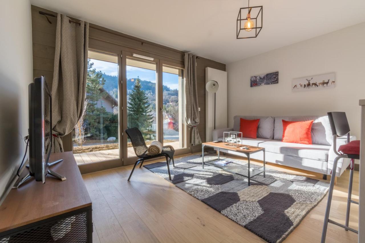 2 Pieces Vue Domaine Skiable Proche Arret Navette - Chalet Perrette Apartment Saint-Gervais-les-Bains Exterior photo